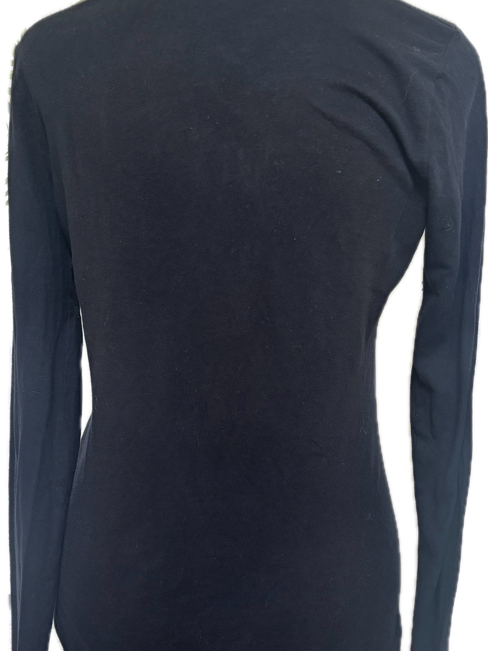 Hollister Navy Long Sleeve Tee with White Logo - Picture 2 of 7